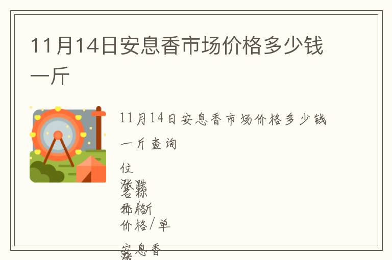 11月14日安息香市場(chǎng)價(jià)格多少錢一斤