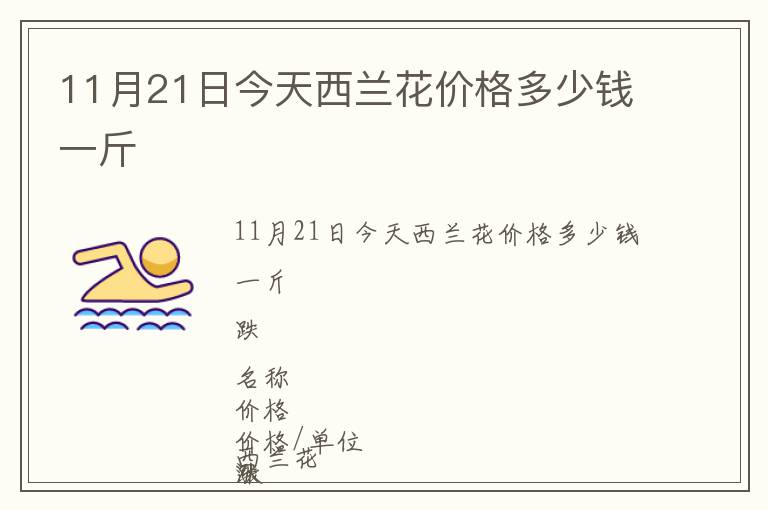 11月21日今天西蘭花價(jià)格多少錢一斤