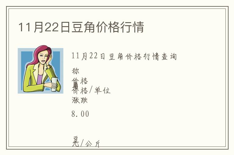 11月22日豆角價格行情