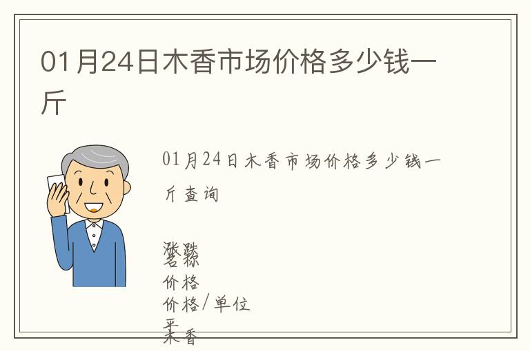 01月24日木香市場價格多少錢一斤